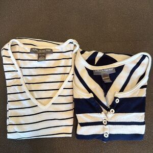 A Pea in the Pod Bundle of two striped T-shirts size XS